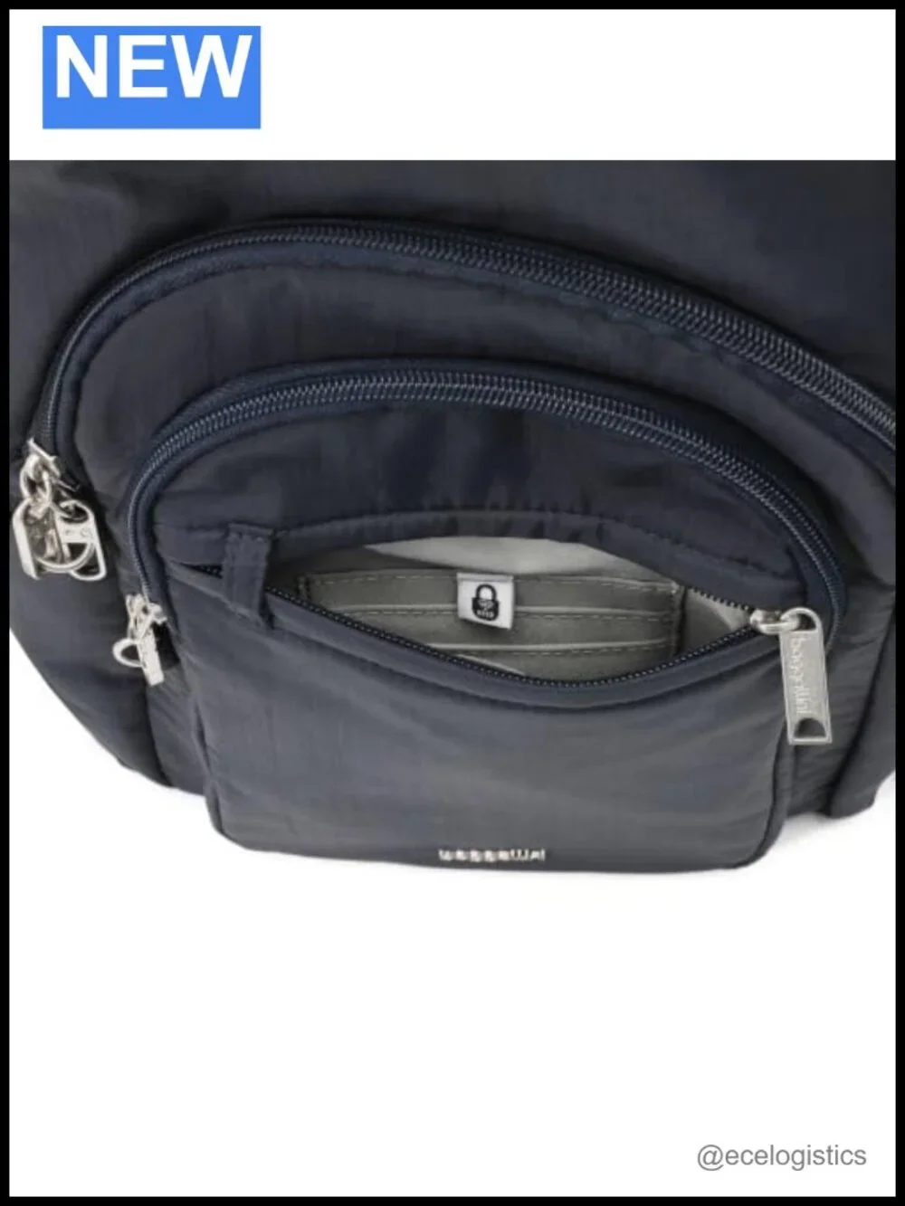 Anti-Theft Large Daytripper Sling Bag RFID Crossbody